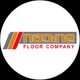 Logo of Nadine Floor Company with stylized red and yellow stripes.