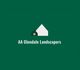 AA Glendale Landscapers logo with a house icon on a green background.