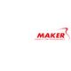 Logo van Maker met rode tekst: "Maker - Confetti for Professionals".