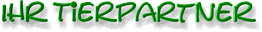 Text "IHR TIERPARTNER" in grüner Grafik.