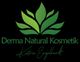 Grünes Logo mit Blattmotiv: "Derma Natural Kosmetik - Katrin Engelhardt" auf schwarzem Hintergrund.