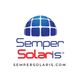 Semper Solaris logo with a globe grid design and website URL beneath.