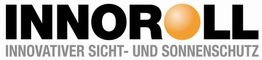 Logo von InnoRoll mit Schriftzug „Innovativer Sicht- und Sonnenschutz“.