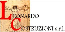 Immagine del logo "Leonardo Costruzioni s.r.l." con l'Uomo Vitruviano di Leonardo da Vinci.