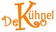 Orange Schriftzug "DeKühnel" in verspielter, geschwungener Typografie.