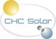 Logo mit der Aufschrift "CHC Solar", umgeben von gelben und blauen Kreiselementen.