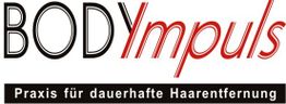 Textlogo: BODYmpuls, Praxis für dauerhafte Haarentfernung.