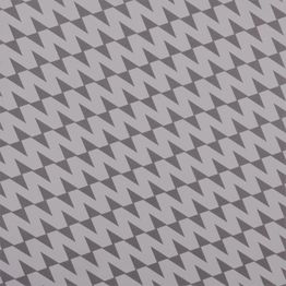 Schwarz-weißes Hahnentrittmuster mit sich wiederholenden Zickzackformen.