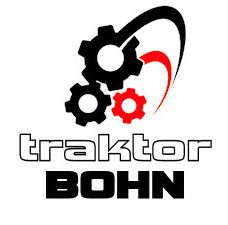 Logo mit Zahnrädern und Text "traktor BOHN".