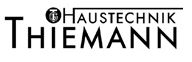 Logo mit Text: "Haustechnik Thiemann".