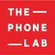 Rood logo met witte tekst: "The Phone Lab".