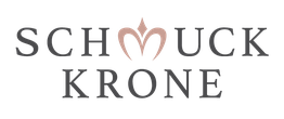 Logo mit dem Schriftzug „SCHMUCK KRONE“ und stilisierter Krone über „M“.