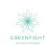 Logotipo de Greenfight con diseño geométrico y texto "Consultora Ambiental" en color verde.