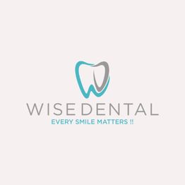 Logo of Wise Dental with a tooth graphic and the slogan "Every Smile Matters!!"
