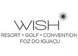 Logotipo do Wish Resort Golf Convention Foz do Iguaçu, com uma estrela no canto superior direito.
