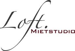 Logo mit dem Text "Loft Mietstudio" in eleganter Schriftart.