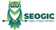 Eule mit Pfeil, daneben "SEOGIC" und Text: "logic.magic.seogic.".