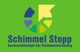 "Grünes Logo mit Kreisdiagramm und Text: Schimmel Stopp, Sachverständiger bei Schimmelbelastung."