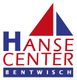 Logo des Hanse Center Bentwisch mit blau-roten Segeln über dem Schriftzug.