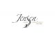 Logo of Jensen and Company Realtors with a stylized skier design.