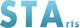 Logo mit großem "STA" und kleinem "arts" in blauen Buchstaben.