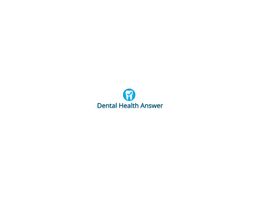 Blue tooth icon and "Dental Health Answer" text on white background.