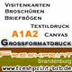 Visitenkarten und Druckdienste von Freshprint Brandenburg, Webseite: freshprint-brb.de.