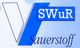 Logo mit blauem "V", dem Text "SWuR" und "Sauerstoff" auf weißem Hintergrund.