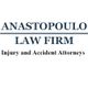 Anastopoulo Law Firm logo with "Injury and Accident Attorneys" text below.