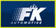 Logo mit blauem Hintergrund und der Aufschrift "FK Automotive" in weiß.