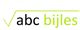 Logo met tekst "abc bijles" in zwart en groen, met een groen vinkje boven de tekst.