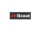 Logo with three red slashes followed by "iScout" in white text on a black background.