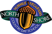 Acorn logo with text: "North Shore Country Day School Summer Programs."