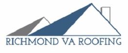 Logo of Richmond VA Roofing with abstract roof design.
