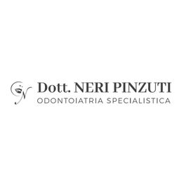 Logo del Dott. Neri Pinzuti, Odontoiatria Specialistica con simbolo grafico di un sorriso.