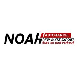 "Noah Autohandel-Logo mit Text: PKW & KFZ Export, Auto an und Verkauf."