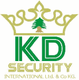 Logo von KD Security mit Krone und Baum, Text "International Ltd. & Co KG".