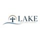 Logo for Lake Wellness Center featuring a cross and wave design.