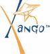 Logo mit Schriftzug "XANGO" und einem stilisierten Hut darüber.
