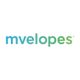 Mvelopes logo with blue to green gradient lettering on a white background.