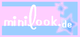 Logo mit dem Schriftzug "minilook.de" auf rosa-blauem Hintergrund mit weißen Sternen.
