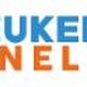 Logo van Keukenwrap Benelux in blauw en oranje letters.