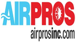 AirPros Inc logo with website URL; design includes wave and snowflake symbols.