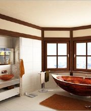 Holzbadewanne BOOTES