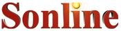 Roter Schriftzug "Sonline", das "i" ist durch ein gelbes Sonne-Symbol ersetzt.