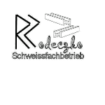 Logo mit stilisiertem "R", Schweißnähten und dem Text "Schweißfachbetrieb".