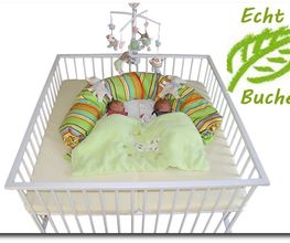 Laufstall und Laufgitter XXL vom Kinderbetten Hersteller Sämann