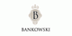 Logo mit einem "B" in einem Wappen, darunter der Name "Bankowski" auf weißem Hintergrund.