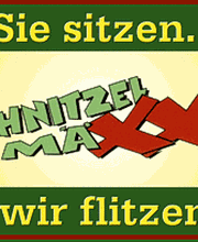 Sie sitzen wir flitzen
