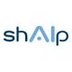 Text "shAIp" in lowercase, with the "AI" highlighted in light blue, on a white background.